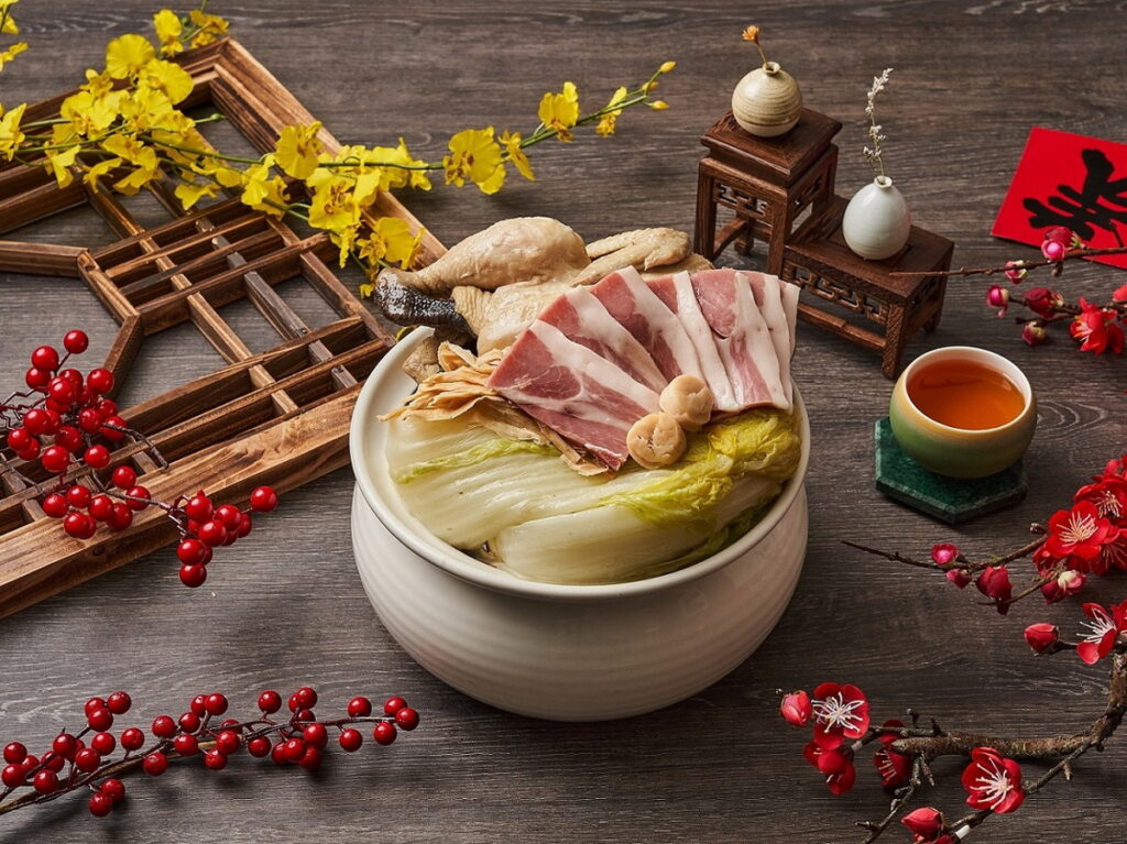 板橋凱撒發稿照：干貝白菜火烔雞湯
