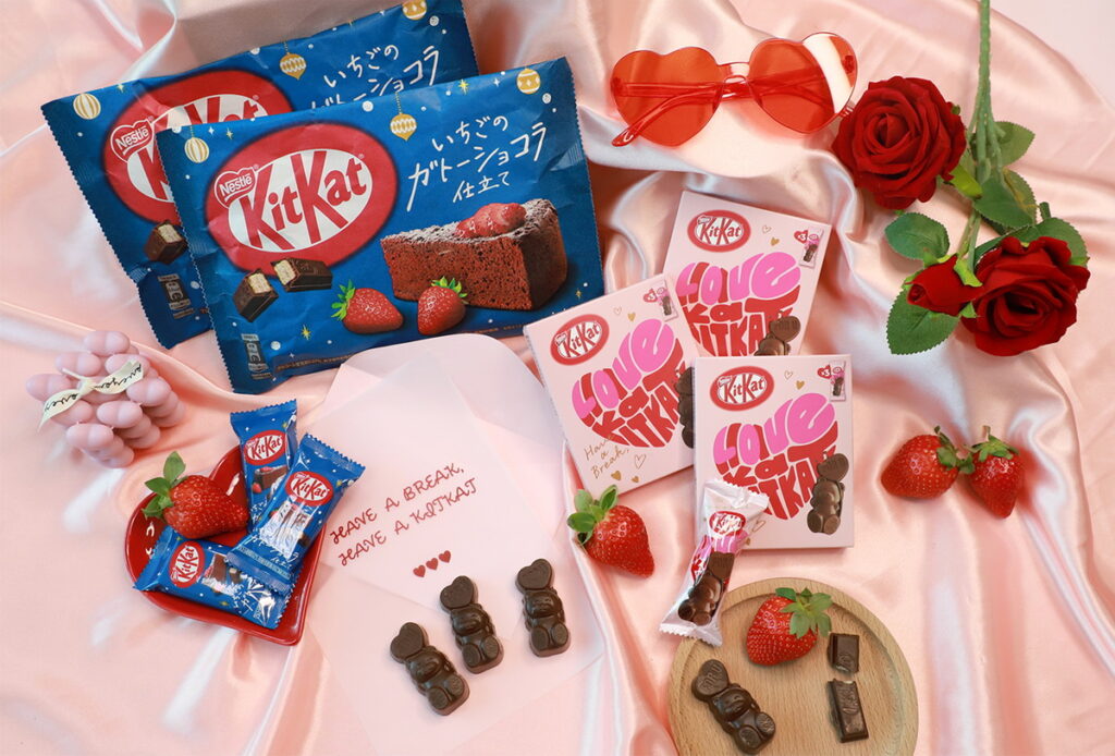 迎西洋情人節與草莓季，「雀巢KitKat巧克力」兩款日本直送、期間限定新品偷新上市！