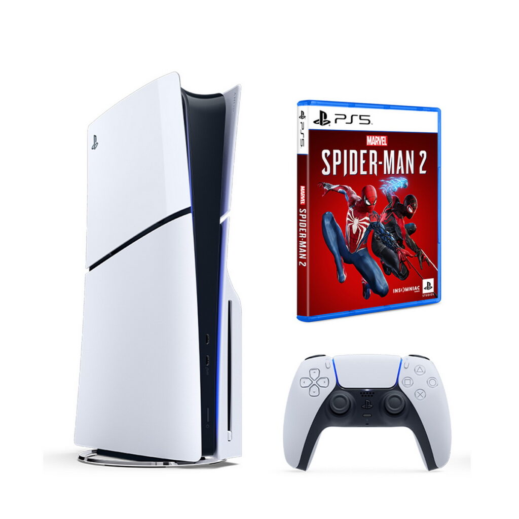 【SONY】New PS5 光碟版主機(PS5 Slim)+PS5 蜘蛛人2