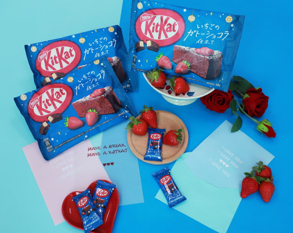 草莓控注意！日本季節限定口味「KitKat草莓可可布朗尼」直送來台，酸甜濃郁的層次口感，搶攻破億甜蜜商機