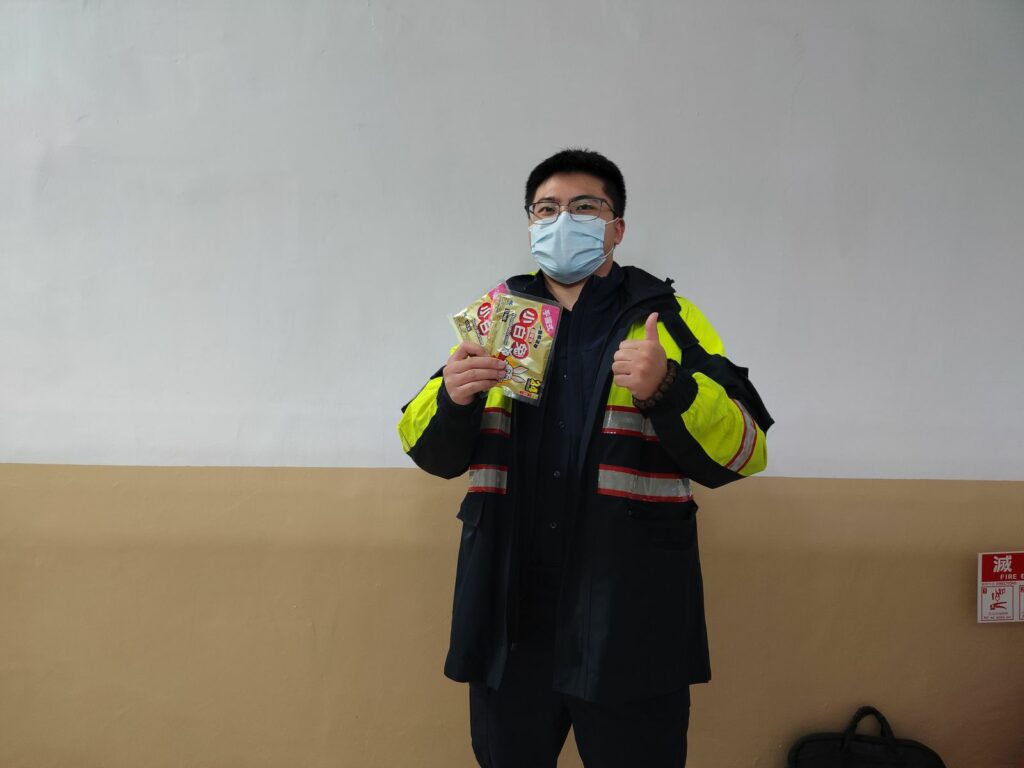 樹林警分局分局長林國民建議員警新冠疫苗接種，以強化員警的防護力