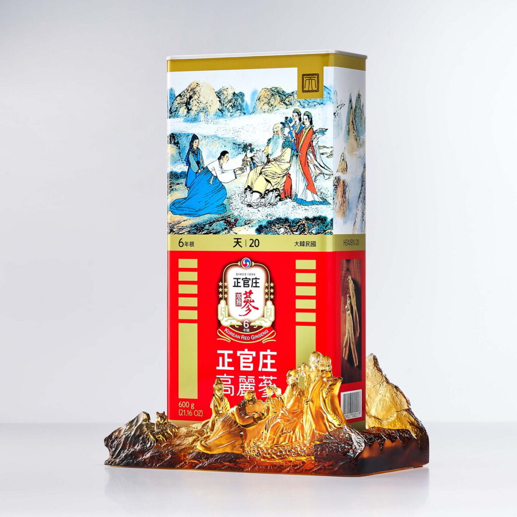 正官庄攜手tittot琉園 以正官庄百年商標「神仙圖」為靈感 推出「天蔘限量版」