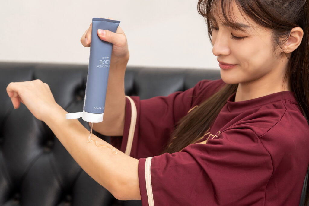 _Nu Skin 同步推出三款專屬保養品，其中「美體甦活平衡膠」幫助舒活全身心，減輕緊繃繁重感