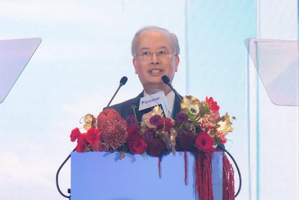 2024和泰興業代理大金空調發表會和泰興業(股)有限公司總經理王玄郎先生致詞
