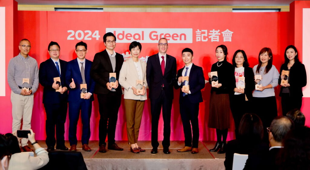 ▲	Edenred「Ideal Green減碳永續獎」最佳品牌商家合照