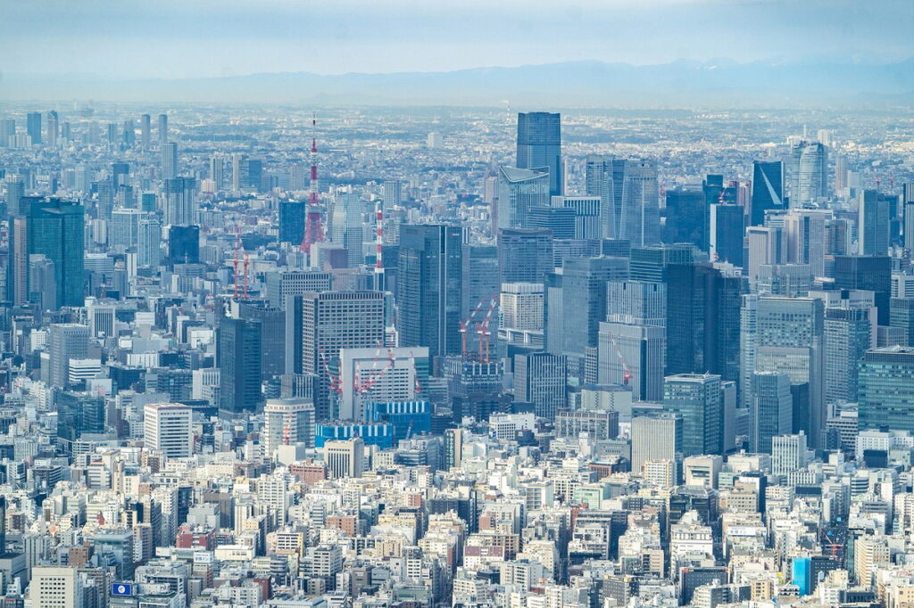 「東京晴空塔®」能俯瞰壯觀的東京市景