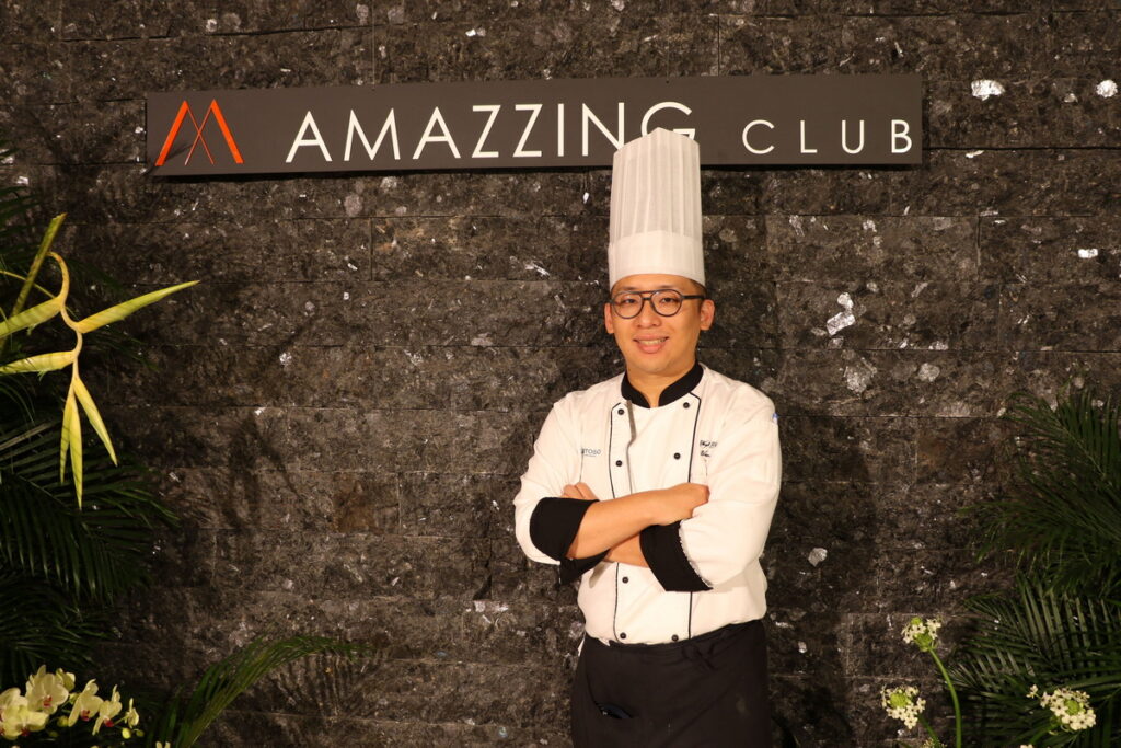 慕軒飯店主廚蔡鎮以在地食材打造ESG餐點。