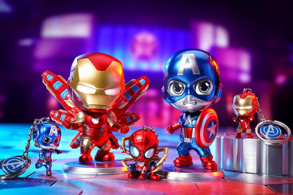 五款首次推出的限定 Hot Toys 超級英雄 COSBABY 迷你珍藏人偶和迷你人偶匙扣