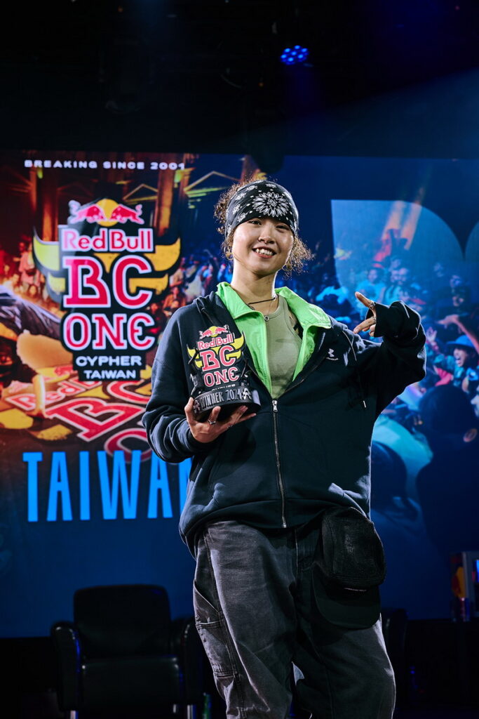 B-Girl Jia Li（楊加力）二度奪下Red Bull BC One台灣B-Girl冠軍寶座，將代表台灣前往巴西取得決賽資格。（Red Bull提供）