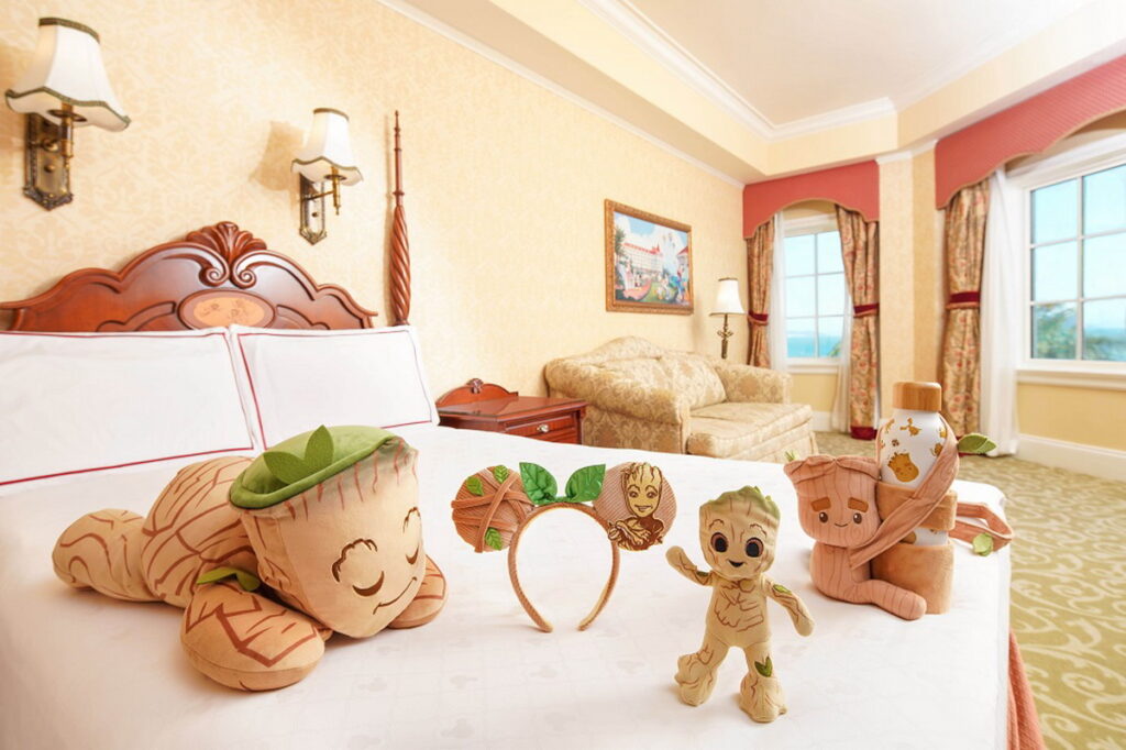  迪士尼好萊塢酒店加購樹人格魯特主題房間入住驚喜