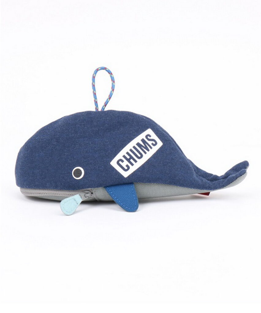 Whale Zipper Pouch零錢包  深藍 $980