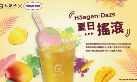 大苑子 x Häagen-Dazs聯名推出創新飲品「夏日搖滾」