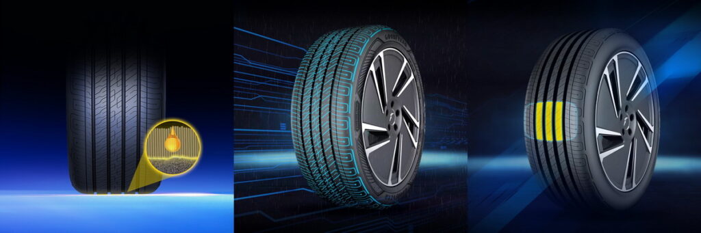 ElectiveDrive採用ETCR電動車純電房車錦標賽賽事級膠料配方，搭配專利電路板胎紋及加寬的肋狀花紋設計，強化乾溼路面抓地力