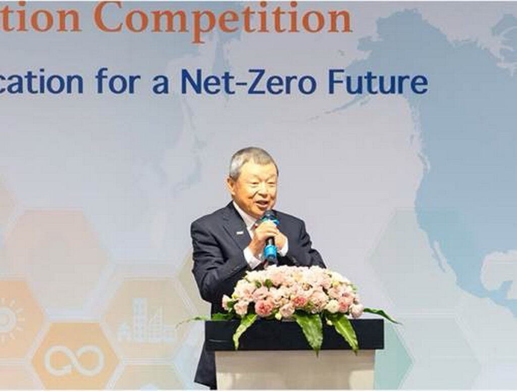 中鼎集團總裁余俊彥於年會以「CTCI地球的永續把關者」進行專題演講。
