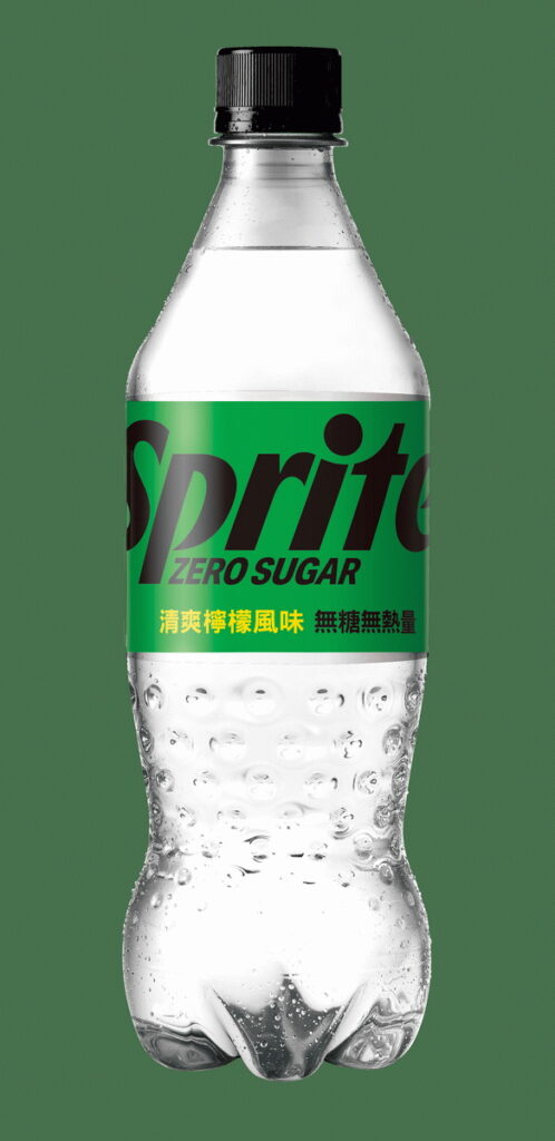 「雪碧」無糖透明瓶新裝登場_600 mL (可口可樂公司提供)