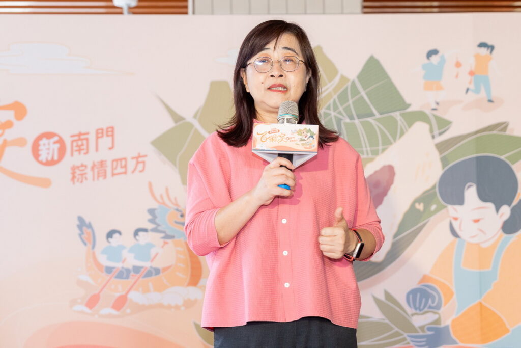 副市長林奕華表示：「臺北市南門市場在遷回原址後，憑藉方便的交通及舒適的環境，吸