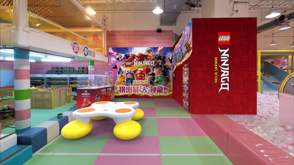 樂高R旋風忍者系列首度與大魯閣遊戲愛樂園合作，打造限定主題體驗遊戲區！大魯閣遊戲愛樂園新竹湳雅店