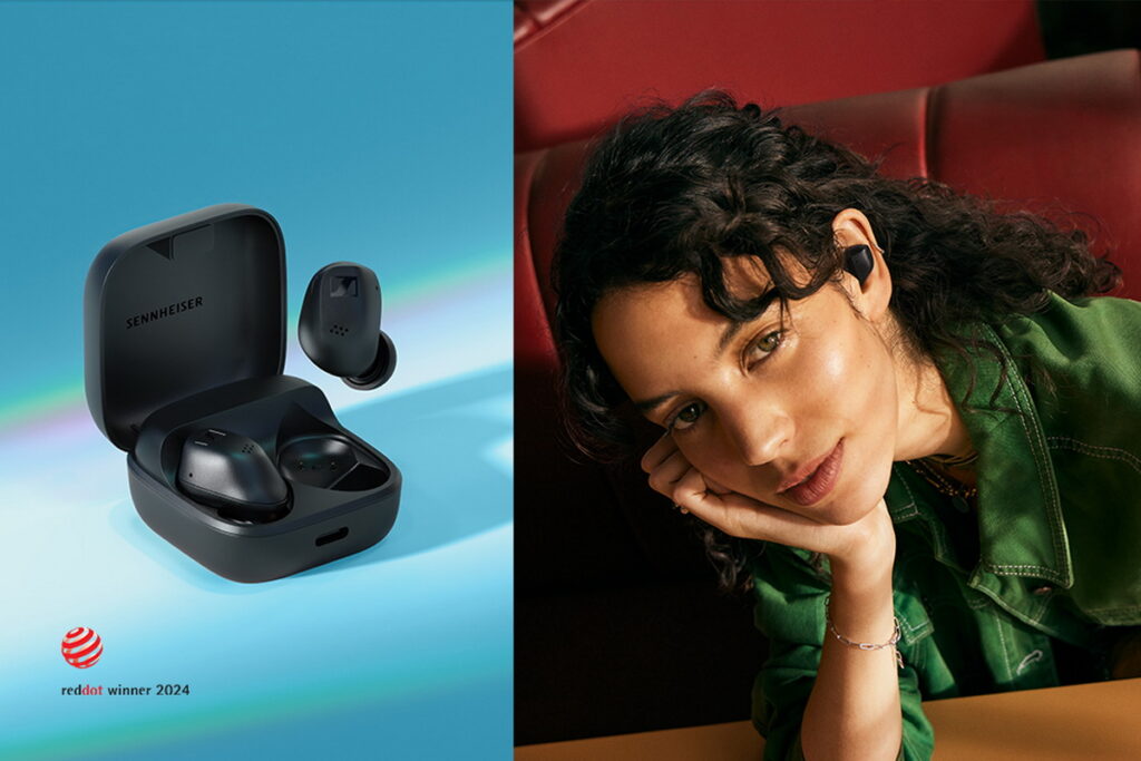 內建「Auracast™廣播音訊技術」！Sennheiser ACCENTUM True Wireless及時接收公共場所廣播內容。