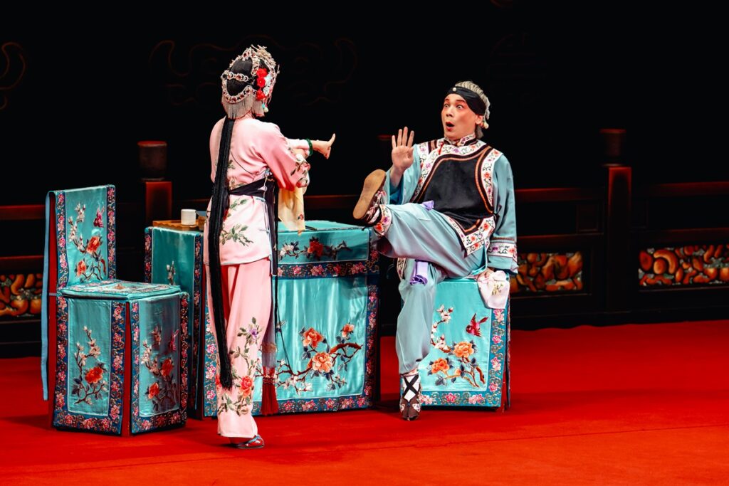 「藝起進劇場—京劇篇」《拾玉鐲》演出劇照。（圖/臺中國家歌劇院提供）