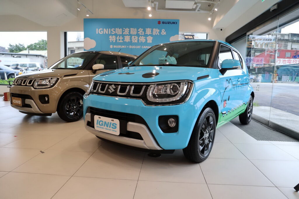獵奇萌萌教主Bugcat Capoo貓貓蟲咖波，要和SUZUKI IGNIS合作，推出IGNIS咖波聯名車款。