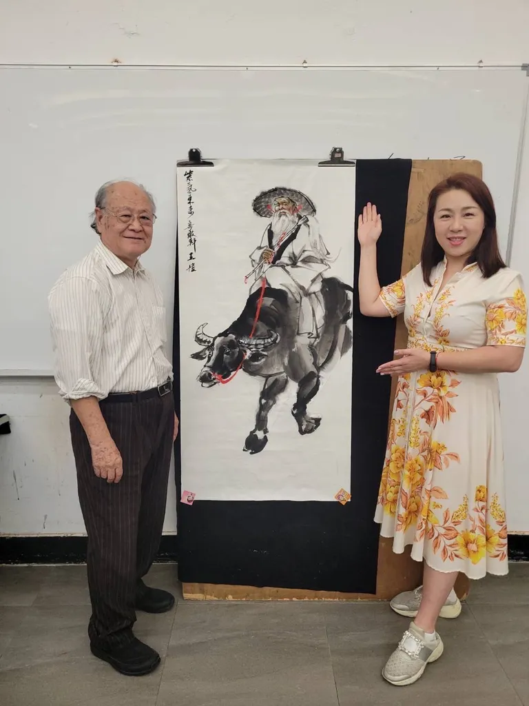 本次聯展由當代水墨畫大師王愷老師策展