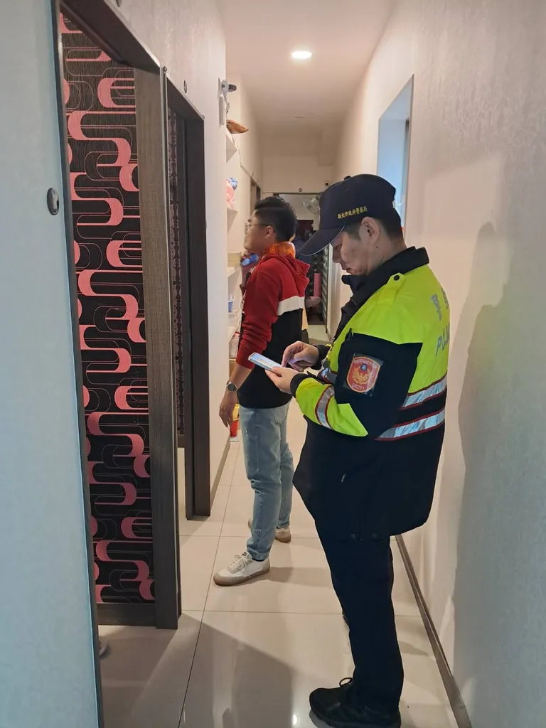 土城分局日前持搜索票，針對土城區中央路上的某養生館進行查緝行動