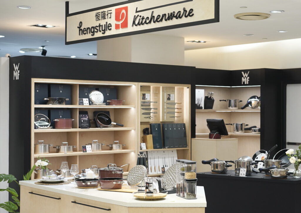 恆隆行在南台灣開設首間廚房專門店，並宣布德國百年經典鍋具品牌WMF即日起正式由恆隆行獨家代理。（恆隆行提供）