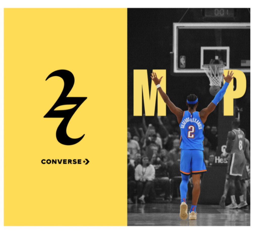 Converse籃球創意總監與簽約球星 Shai Gilgeous-Alexander 榮獲 2024-2025 NBA例行賽MVP