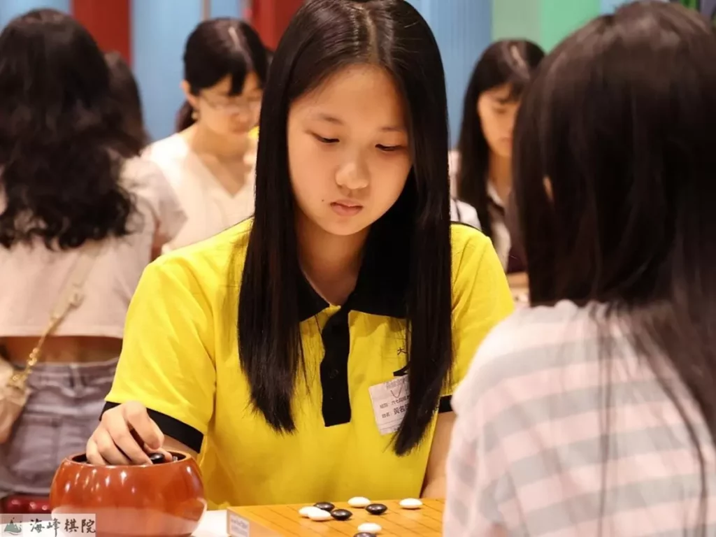 黃名棻獲得今年8月健喬盃女子圍棋最強戰的參賽資格