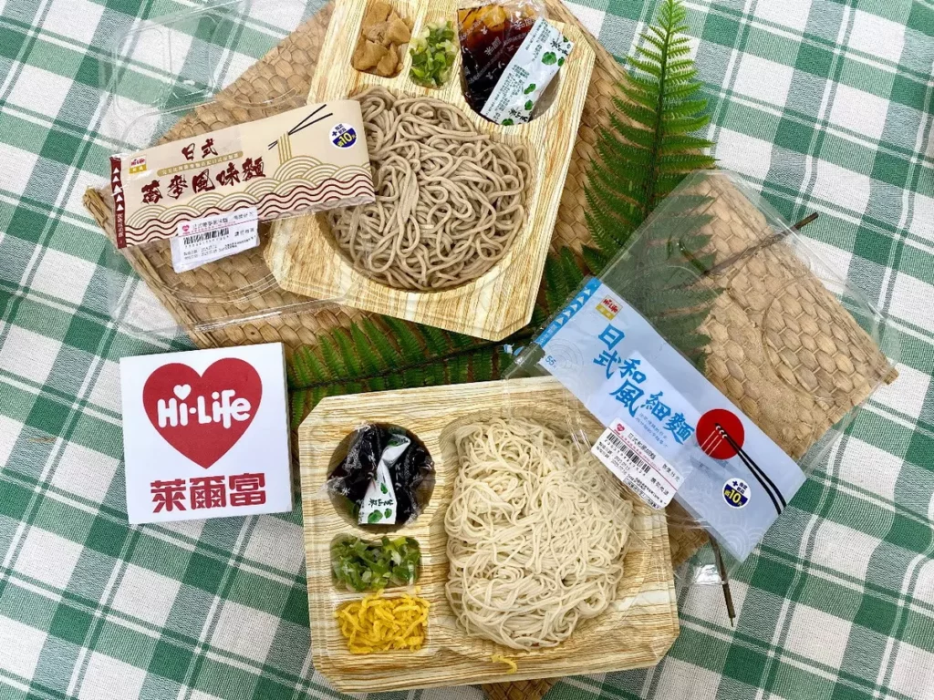 萊爾富「日式蕎麥風味麵」、「日式和風細麵」也是不容錯過的經典人氣涼麵品項!
