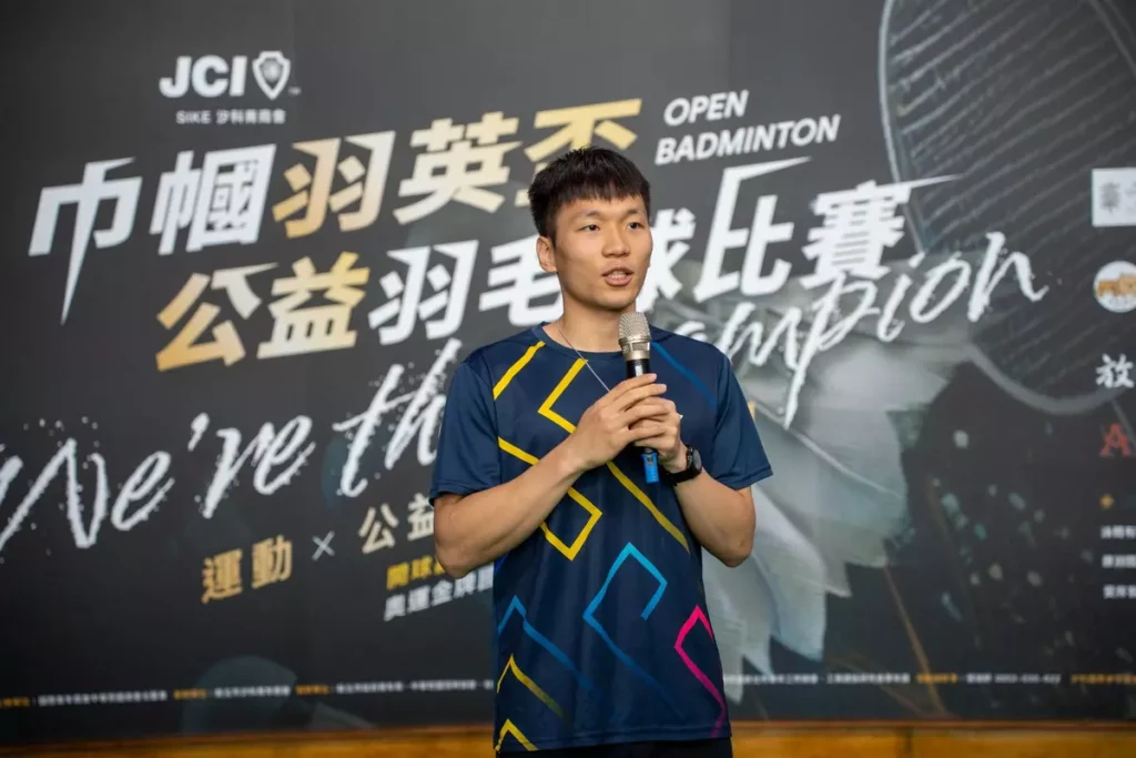 _奧運羽球金牌選手李洋親臨現場並暖心勉勵青年學子。