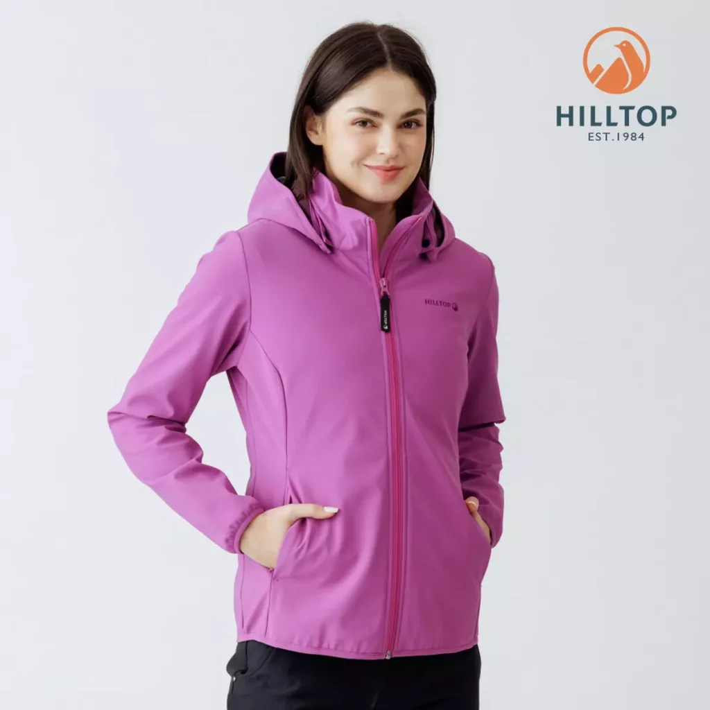 碳足跡SOFT SHELL防風透氣保暖彈性外套 (軟殼衣) 女款