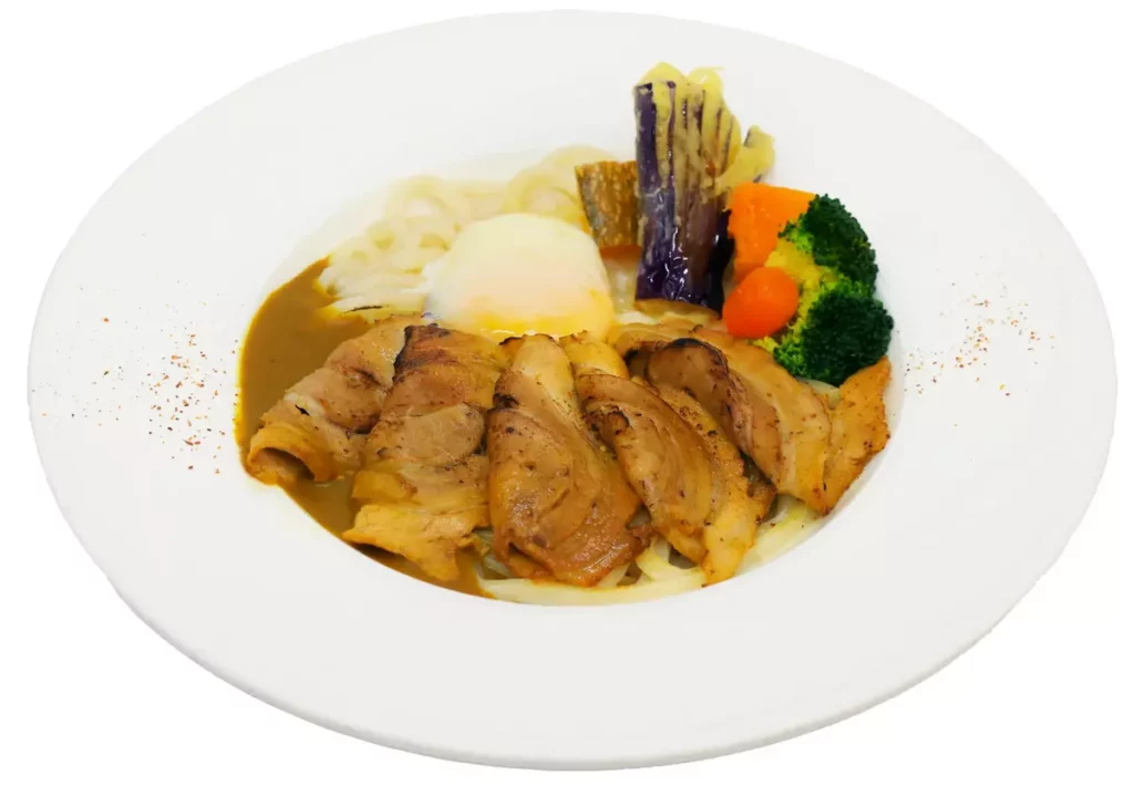 「炙火叉燒咖哩烏龍麵」