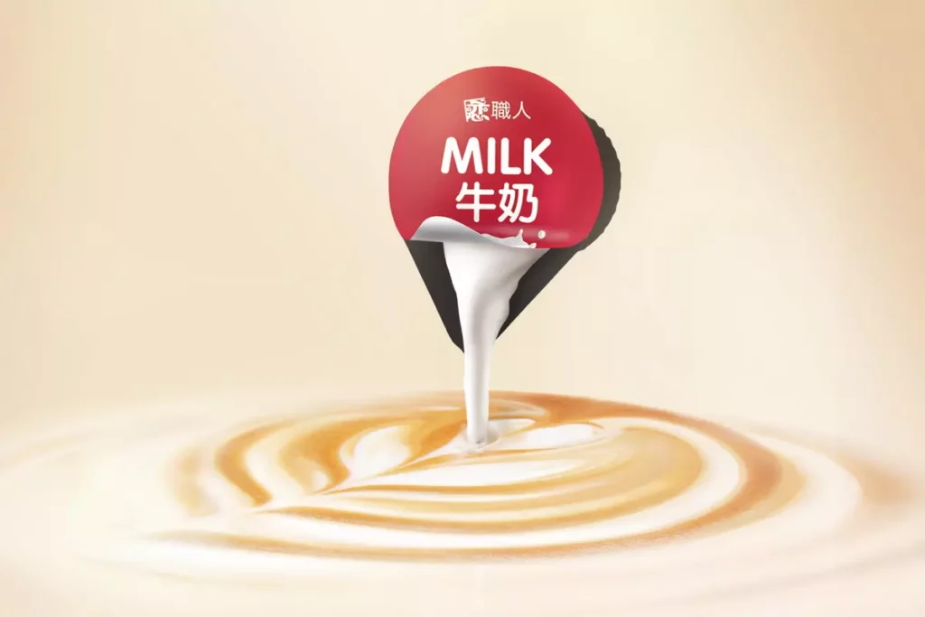 只要一顆戀職人牛奶球，讓咖啡口感立刻增添乳香風味！