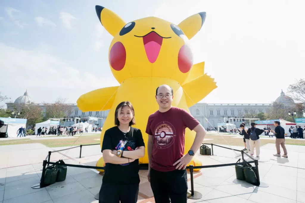 《Pokémon GO》遊戲亞太區行銷總監許世婉(Elaine Hui)及全球負責人吳友軒 (Ed Wu)