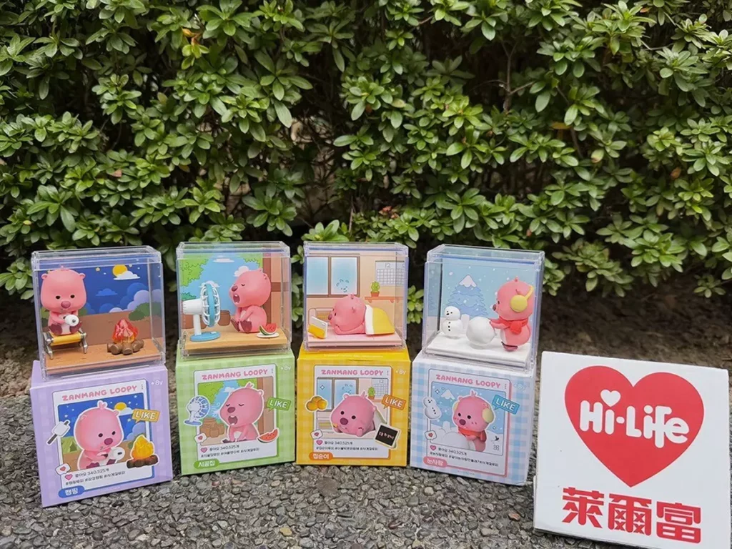 消費不限金額即可加購269元的ZANMANG LOOPY公仔（夏日微風露營棉花糖冬日雪人宅宅放空款）