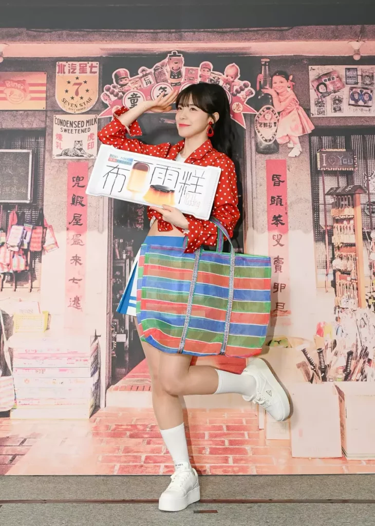 李多慧三度應援 Poki 百吉，現場模仿台灣人吃冰模樣笑翻全場。