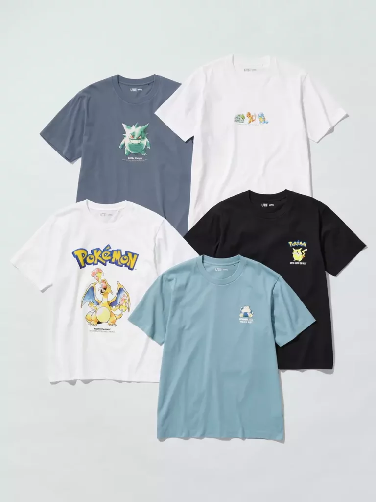 _Pokémon UT系列五款成人款樣式