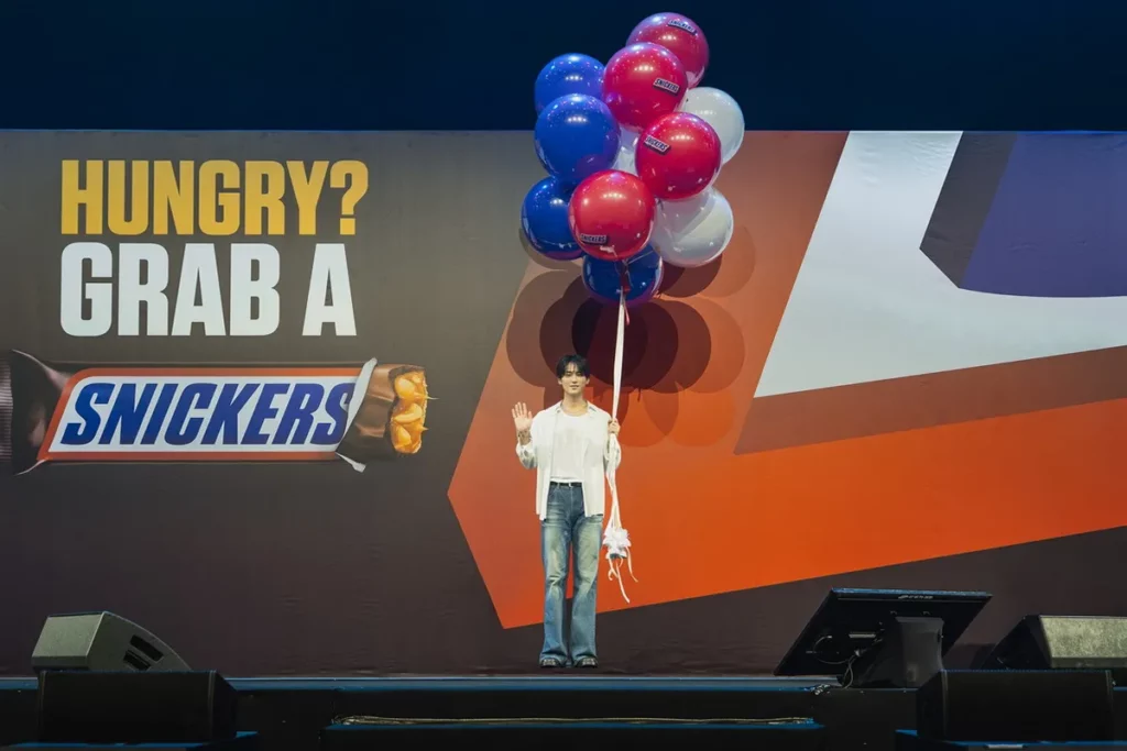 SNICKERS攜品牌代言人 MINGYU 現身高雄！四千粉絲熱情應援嗨翻全場