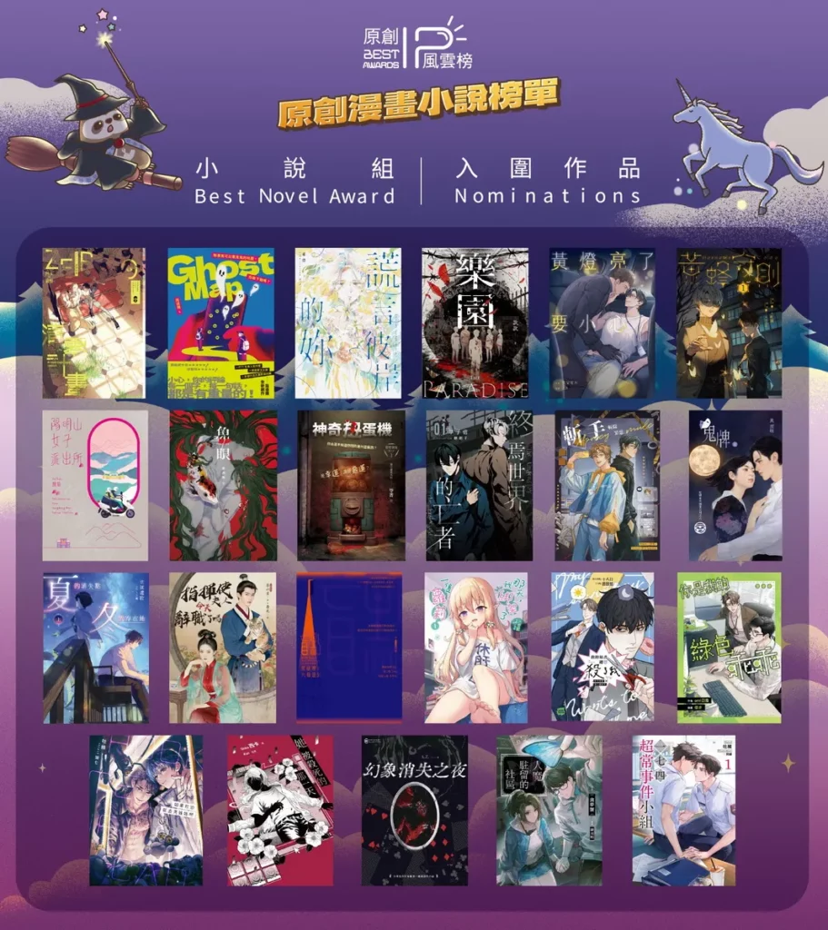 小說組：共入圍23名