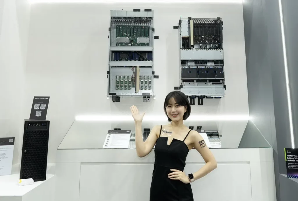 ZOTAC為建立本地 AI 工廠、數位孿生和實體 AI 應用的企業量身打造解決方案，提供多款企業級 GPU 伺服器平台