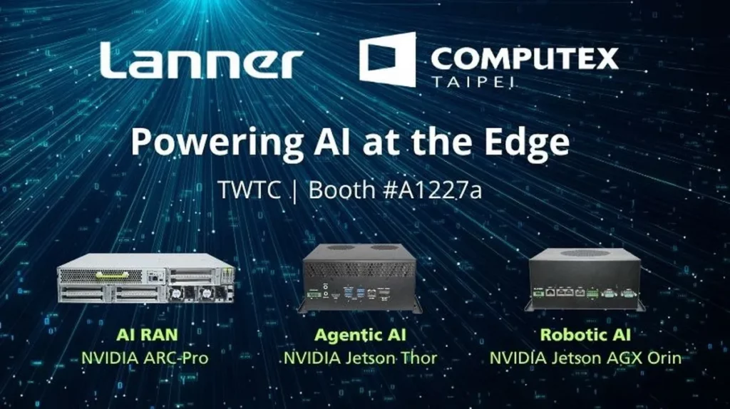 立端科技與NVIDIA合作，於COMPUTEX 2026展示生成式 AI機器人、自主代理 AI 與電信AI-RAN等邊緣運算應用