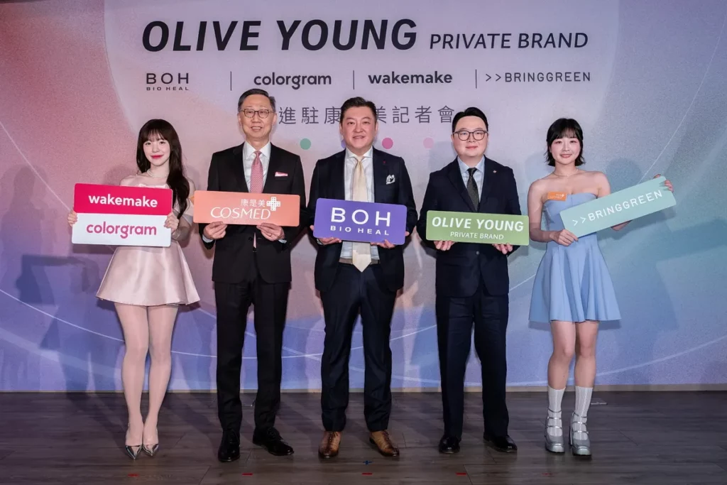台韓美妝零時差時代到來 OLIVE YOUNG四大自有品牌進駐台灣康是美
