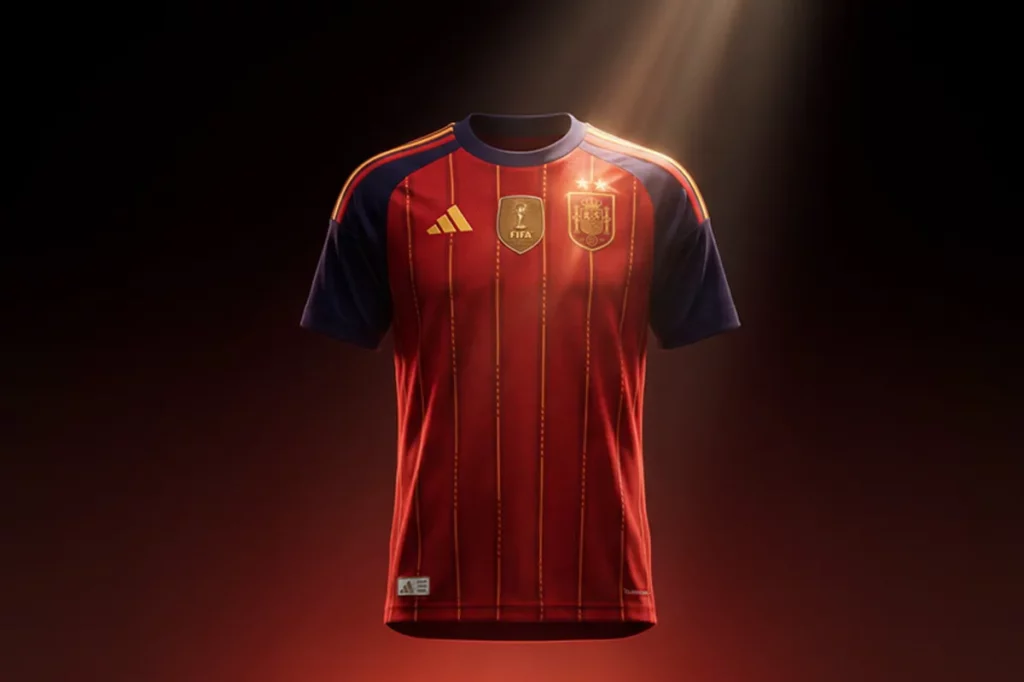 .adidas推出限量西班牙隊「冠軍二星」球員版球衣，見證西班牙迎來隊史第二顆冠軍星。