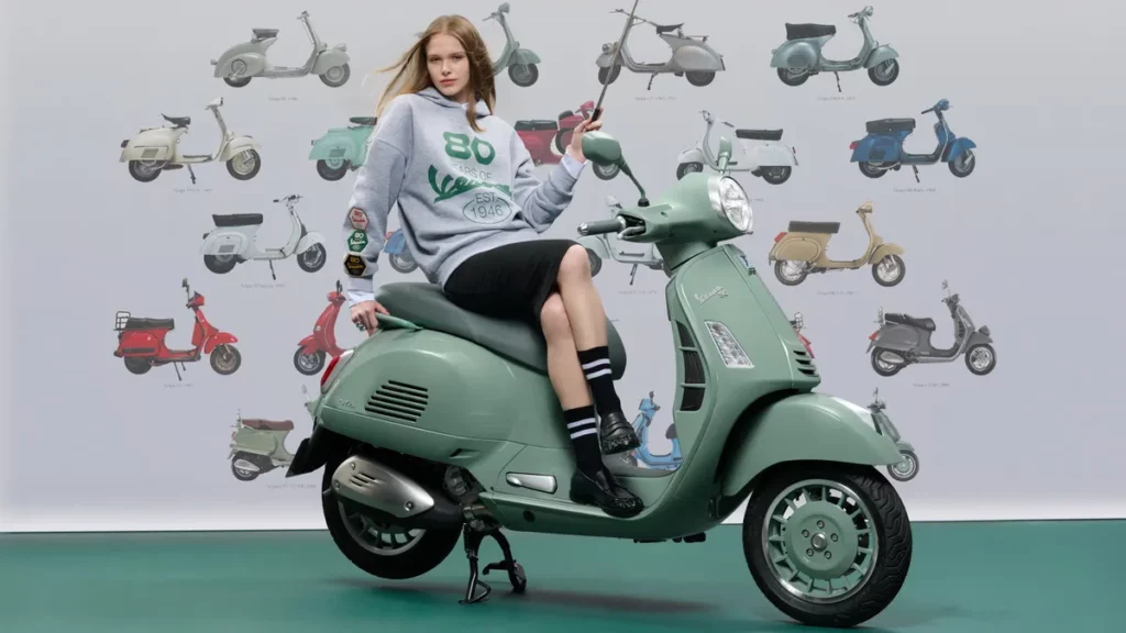 Vespa GTS 80周年特仕版首度亮相 領軍全新180引擎車系現身2026國際重機展