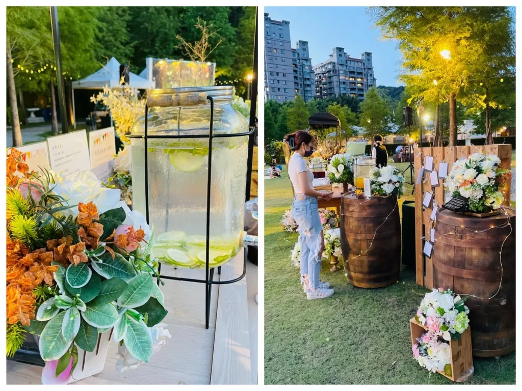 不僅提供多樣飲品、甜點，更將用餐環境營造為歐式花園風格