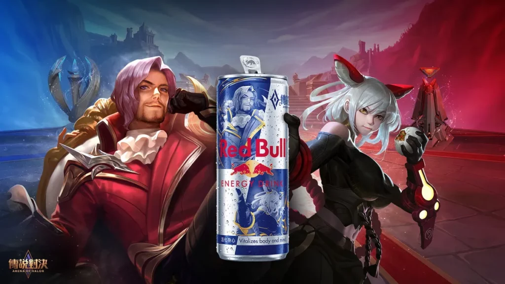 Red Bull ｘ《 Garena 傳說對決》10 週年限量聯名罐，由人氣英雄「弗洛倫✕筱清」霸氣登場，陪全台玩家補足能量、開局秀爆全場！