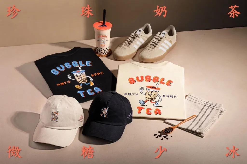 adidas珍珠奶茶城市限定系列趣味登場！大玩經典手搖元素 開啟台味日常穿搭靈感