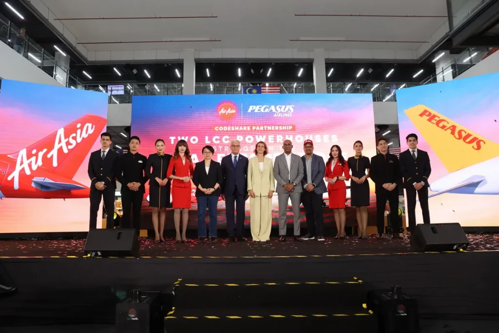AirAsia攜手土耳其領先低成本航空Pegasus Airlines首度推出代碼共享合作 串聯歐亞航網