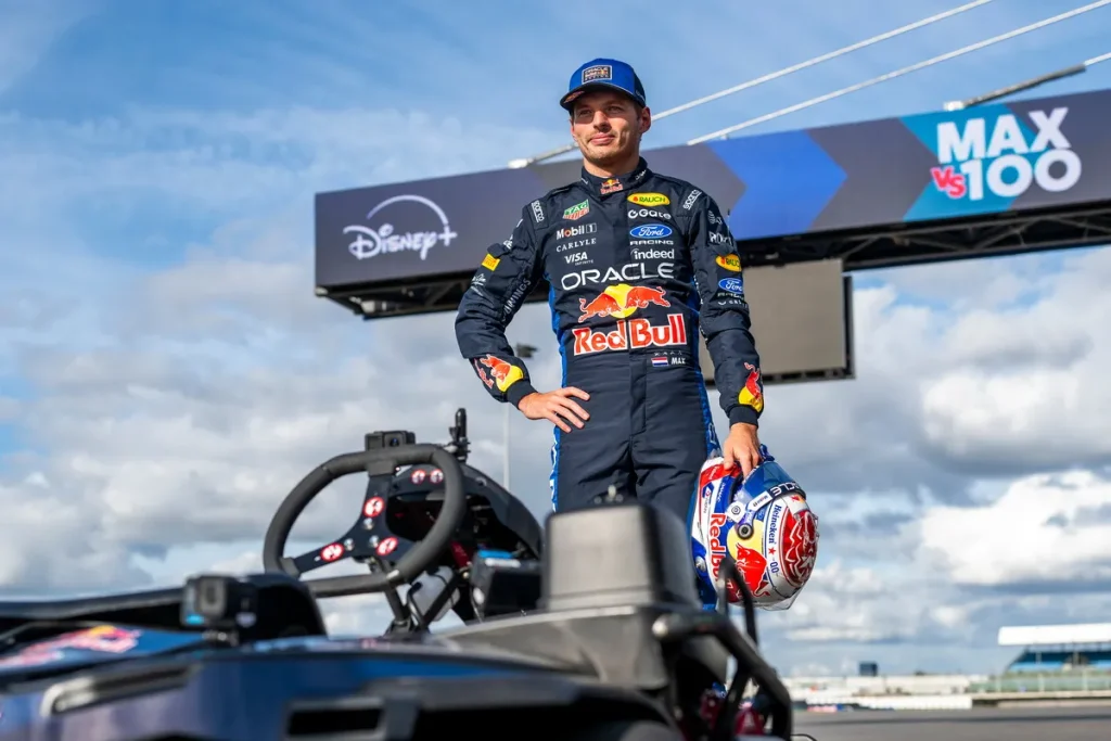 F1車王超車秀！僅花35分、14圈飆過100位車手 Max Verstappen征服Red Bull《Max vs 100》極限挑戰